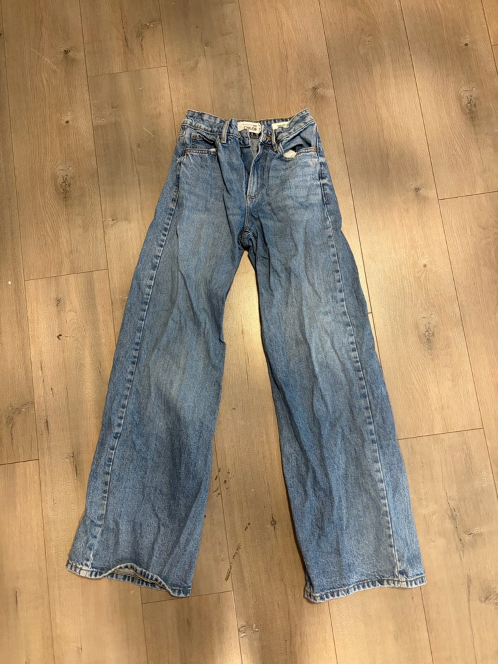 Dynamite Light Blue Wide-Leg Jeans